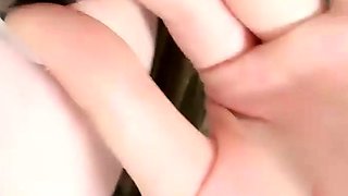 Amateur MILF oils up and toys her pussy