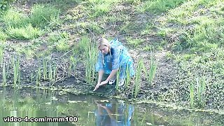 Blonde Bombshell Deniska Takes on Two Masked Studs Sean and Nigel McKenna in Hardcore Threesome - MMM100