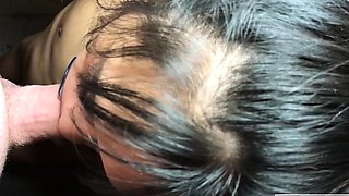 Small cock femboy teen blowjob and pee