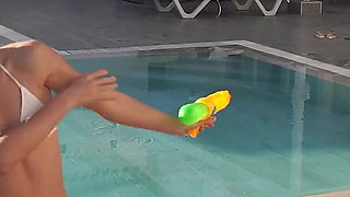 Pool Fun with Hot Girls
