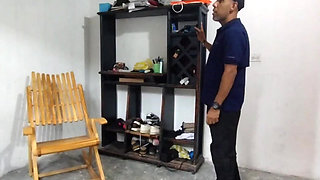 My Neighbor Comes to Work and I End up Seducing Him with My Ass and I Give Him a Delicious Blowjob and We End up Fucking