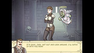 Natural big tits and a huge ass in a steamy 3D animation