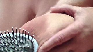 Spanking Her Tits and Clit Shes a Horny Trashy Bitch