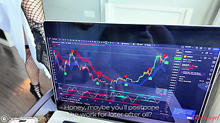 Hot Babe Anastangel Fucks Crypto Investor - Hotel Cumshot