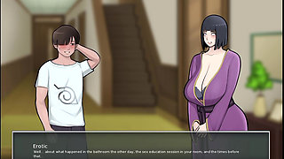 Konoha MILFs Part 41 - Bathroom Accident with My Stepmother Hinata - by Eroticgamesnc