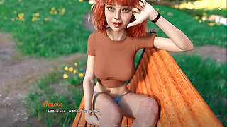 Off the record: cute red head girl in the park ep 7