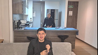 Without Thinking I Fuck My Best Friend's Stepsister While We Watch a Football Game