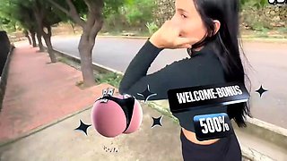 Young Latino pounds homeless doll in exchange for settling