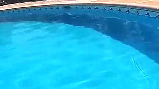 Licking and Fingering by the Pool