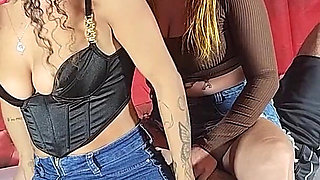 Angry Mistresses in Double Face Sitting