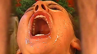 Omg! Brunette with Big Tits Gets Fucked by Group in Intense Orgy - John Thompson Style