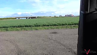 Wendy Moon Ignites Public Pickup Passion with Shara