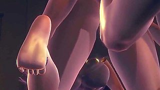 Lol Hentai - Akali Blowjob And Cunnilingus At Street - Japanese Asian Manga Anime Game Porn