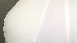 White Jean Couch Fart Destroys