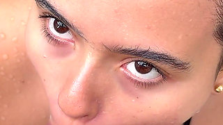 Beautiful Girl in the Pool Invites Me in and Gets Fucked in the Morning