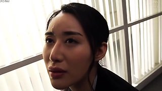 (RM) Secretary Gets Fucked By Client At The Office Over And