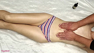 The Massage Ends with an Anal Hook in Her Tight Ass Suddenly