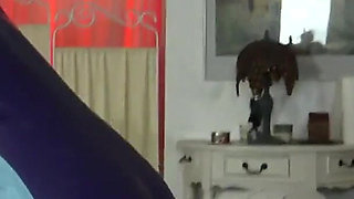 Blue Latex Dress Facesitting!