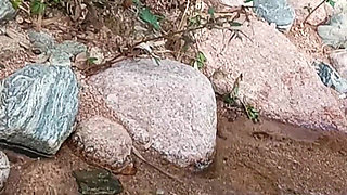 Beautiful mature wife and a beautiful outdoor ANAL on the river