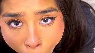 Amateur blondes pov blowjob and hardcore fun with lucky dude