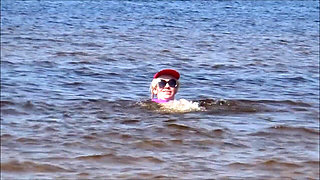 Wet Swimsuit Step-mom