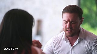 Hot French Brunettes Cuckold Reconciliation on Back Seat