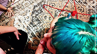 3 Witches (one of Them Pregnant) Use a Virgin Nerd to Summon the Devil and Satisfy Him Part 2