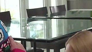 Your Wife Is Busy! She's Not Gonna Notice if I Suck Your Dick in the Kitchen