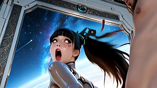 A Married Fan-a Total Slut-came to Have Wild Sex with Me on My Private Jet. Waifu Hentai Animation.