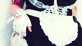 Milky ass solo hoe anally toys