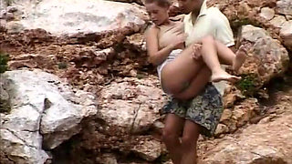 Blonde Babe Outdoor Tease and Bunkbed Fuck Frenzy